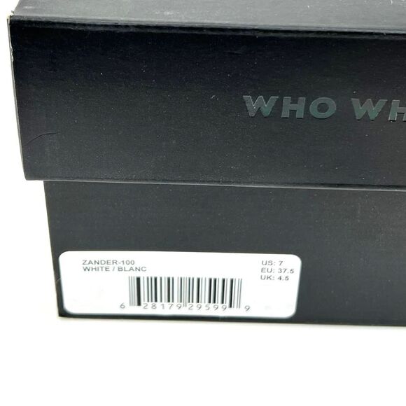 NewâWho What Wear Women USâ7 Shoes White Straps FlatâGladiatorâSandalsâ - Picture 11 of 11